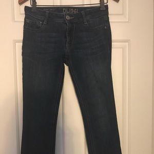 DL Toni high rise cropped jeans size 27